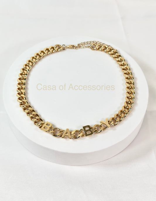 Baby Gold Choker Necklace
