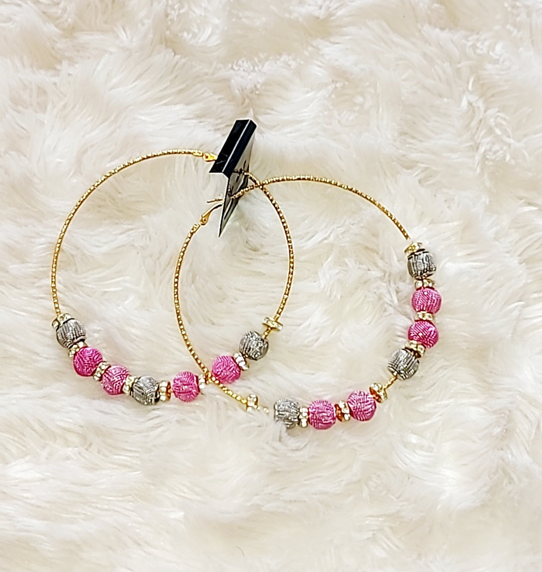 Summer Renaissance Hoop Earrings - handmade