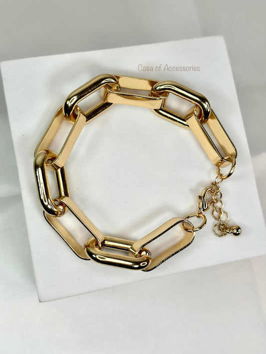 Chunky Gold Bracelet 