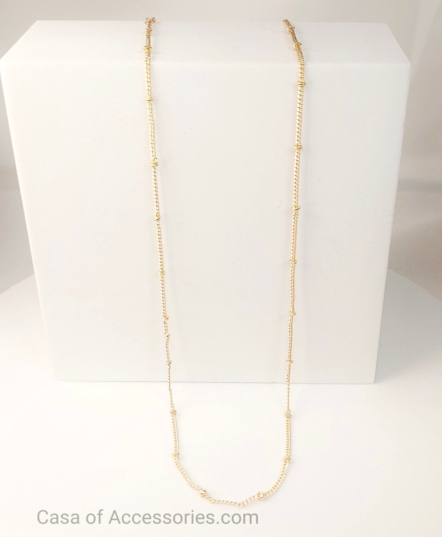 Dainty Gold Chain Necklace - 2pk